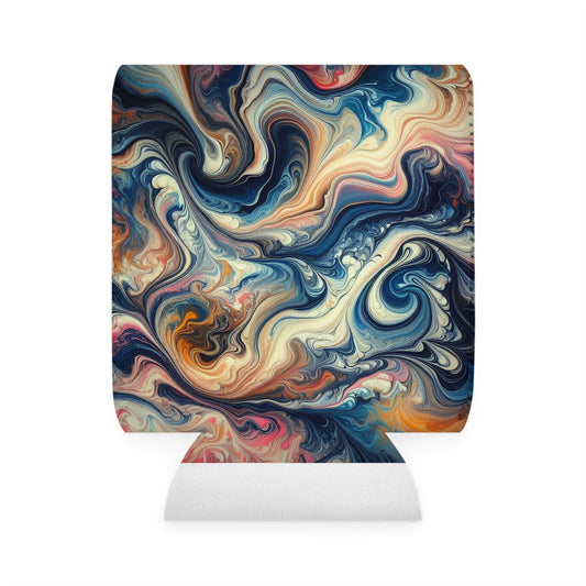 Lush Rainforest: Acrylic Pouring Inspired by Tropical Beauty - The Alien Can Cooler Sleeve Acrylic Pouring