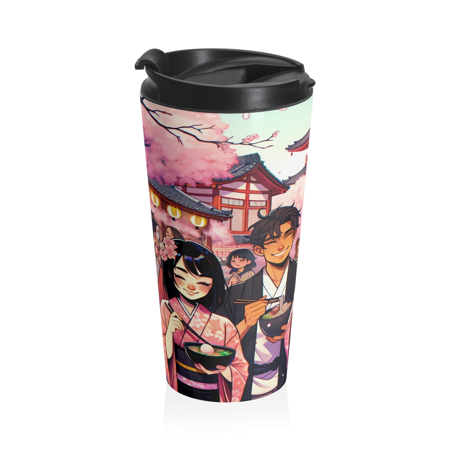 "Brush of Wonders: An Artist's Awakening" - The Alien Stainless Steel Travel Mug Manga/Anime Art