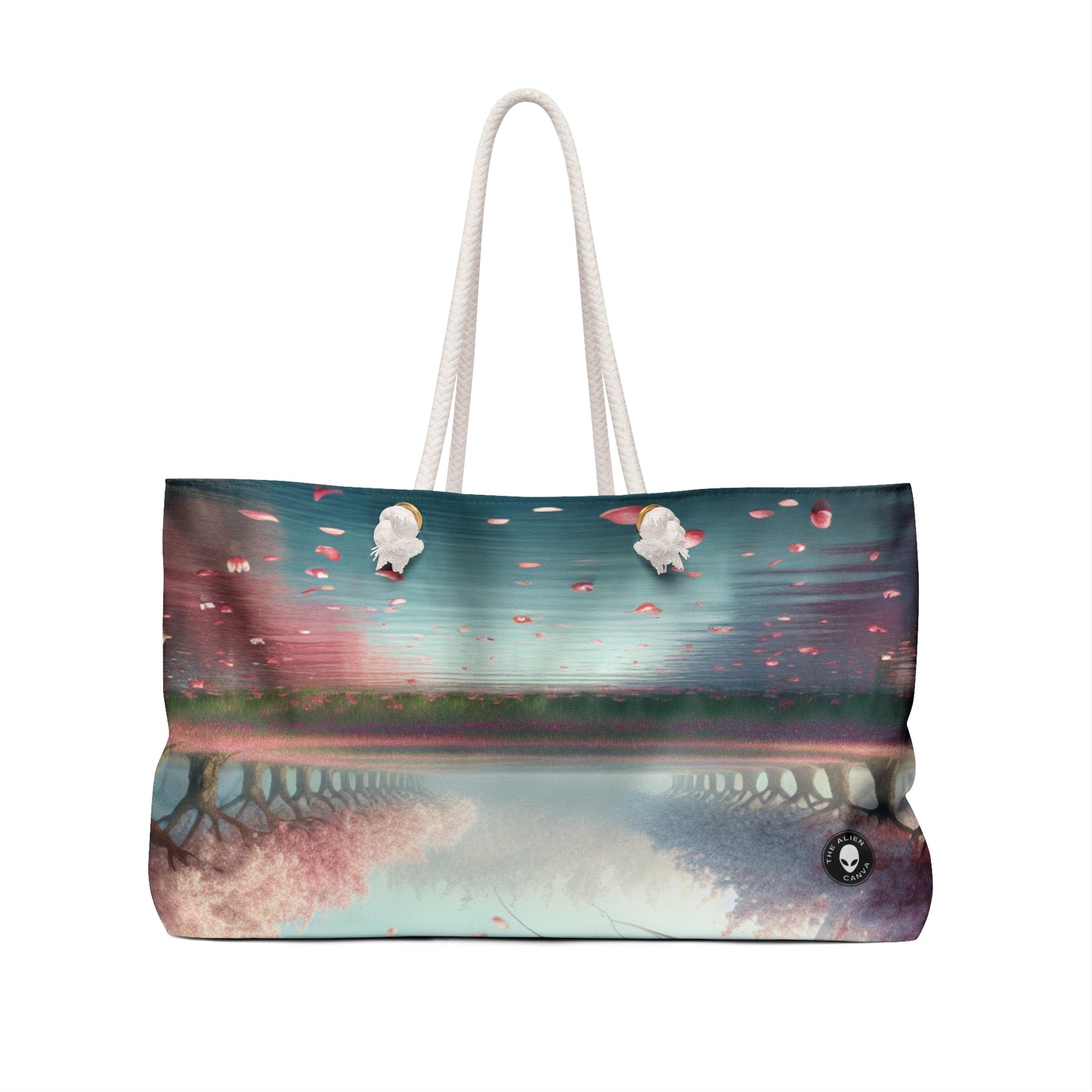 "Koi Fish in Cherry Blossoms: Beauty of Nature" - The Alien Weekender Bag