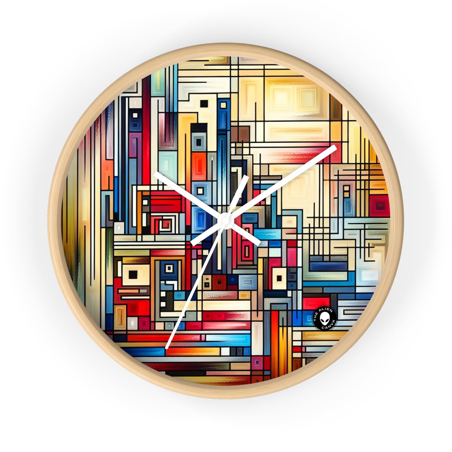 "Urban Symmetry: A Precisionist Perspective" - The Alien Wall Clock Precisionism