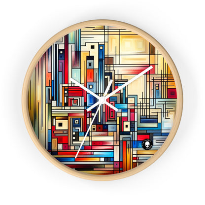 "Urban Symmetry: A Precisionist Perspective" - The Alien Wall Clock Precisionism