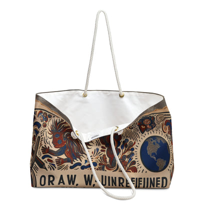 "Visions of the Beyond: A Surreal Dreamscape" - The Alien Weekender Bag Outsider Art