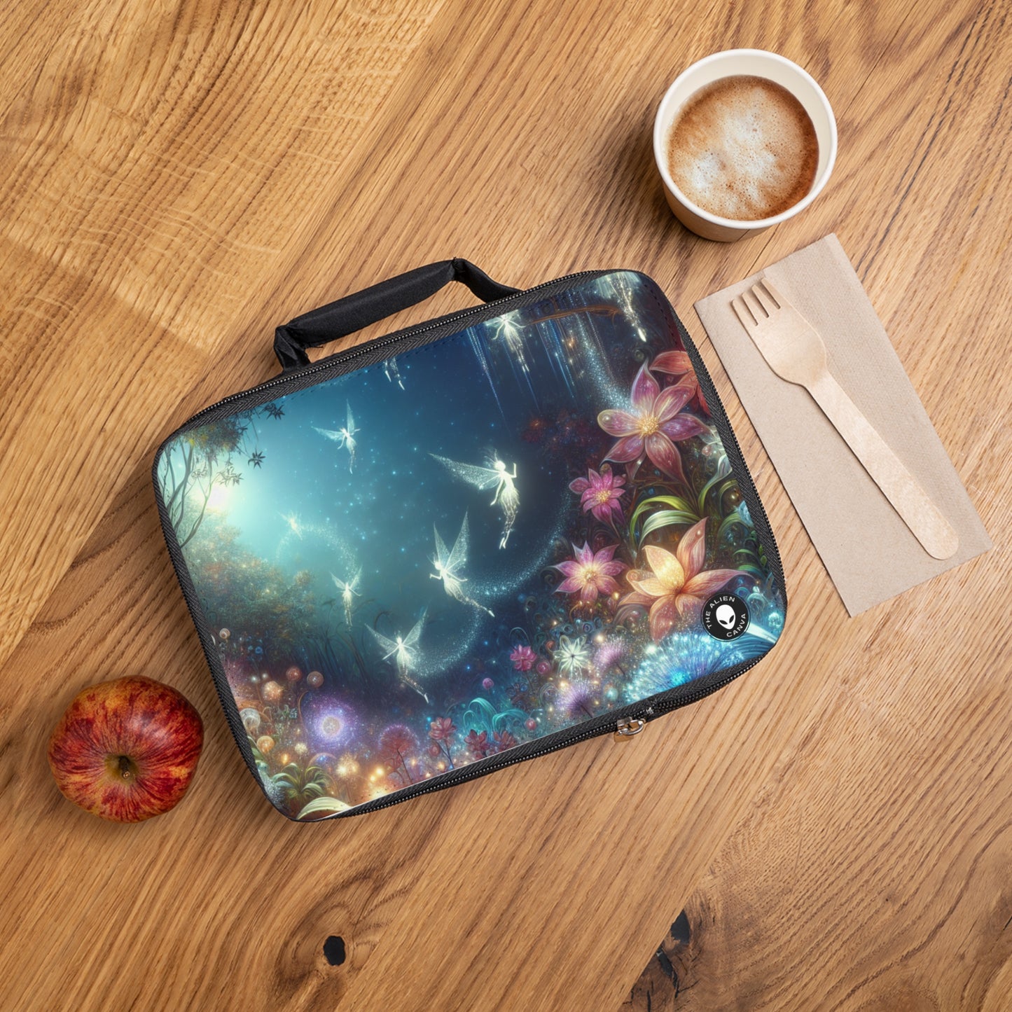 "Enchanted Moonlit Flower Forest"- The Alien Lunch Bag