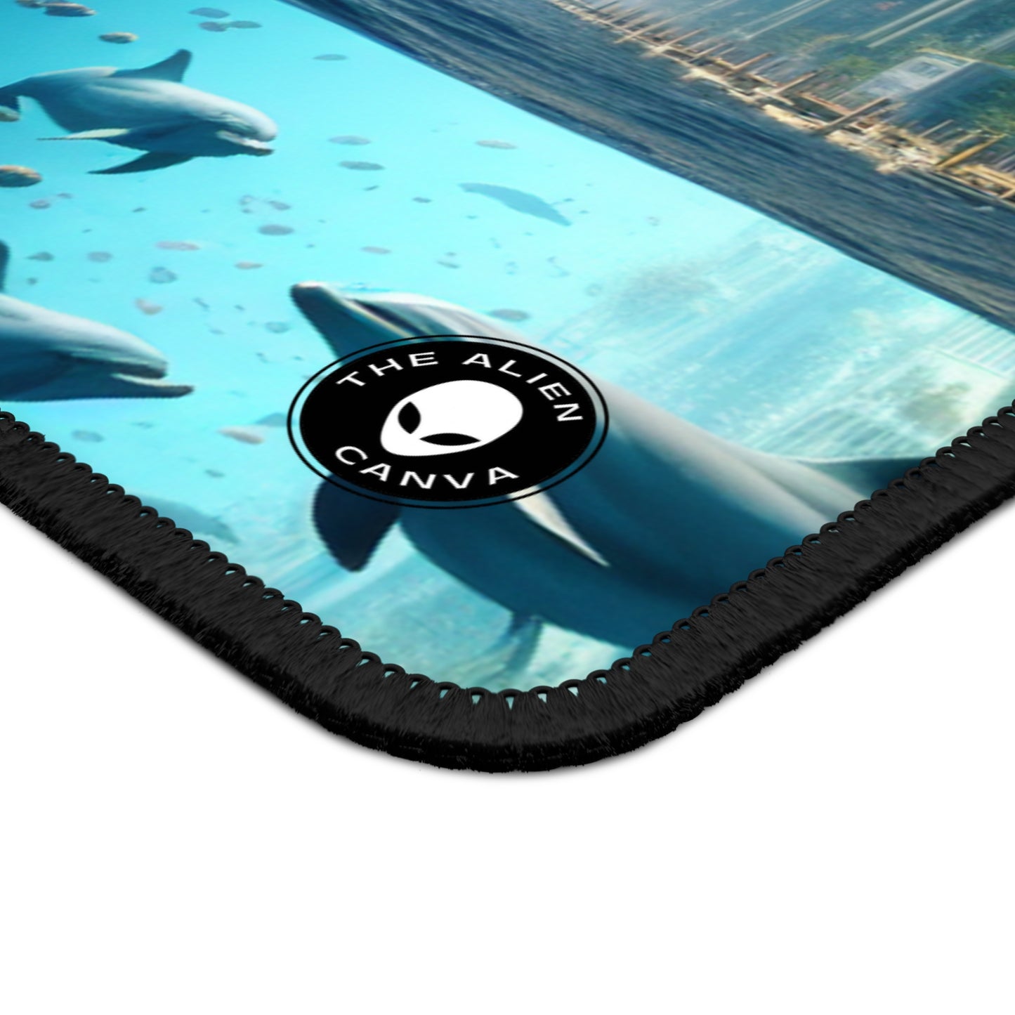 "City of Atlantis: Imagination Unleashed" - The Alien Gaming Mouse Pad