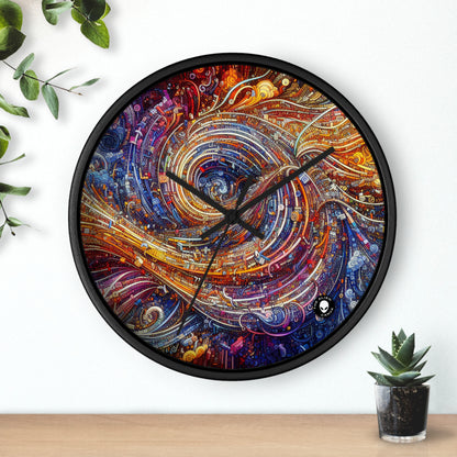 'Cyber ​​Journeys' - El reloj de pared alienígena Arte digital