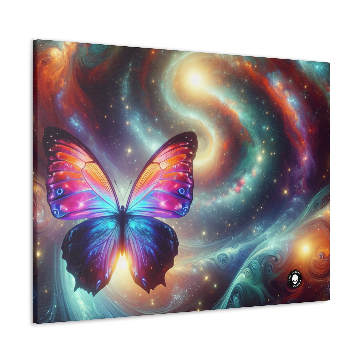 "Galactic Butterfly: A Cosmic Spectacle" - The Alien Canva