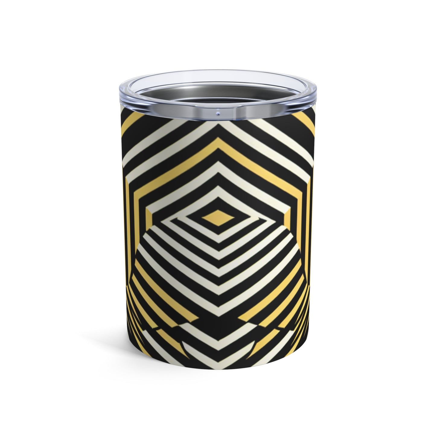 "Ilusiones dinámicas: exploración del arte óptico" - The Alien Tumbler 10oz Optical Art (Op Art)