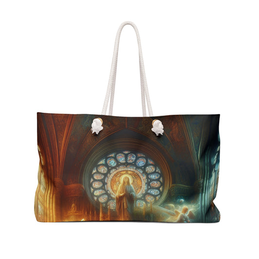 "Armonía de la Fe: Unidad Divina" - The Alien Weekender Bag Arte Religioso