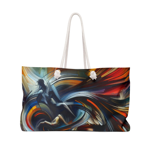 "Night Pulse: Expressions of Urban Chaos" - The Alien Weekender Bag Expressionism