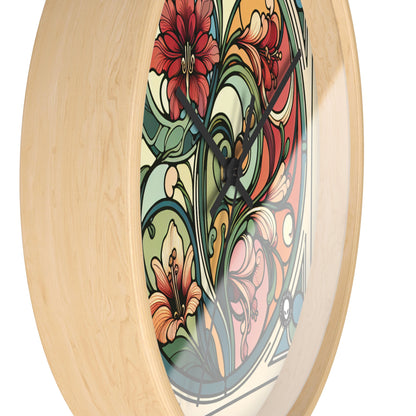 "Enchanting Depths: An Art Nouveau Ode to the Underwater Realm" - The Alien Wall Clock Art Nouveau