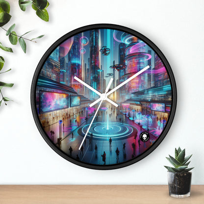 "Évolution numérique : une expérience artistique technologique" - The Alien Wall Clock Electronic Art