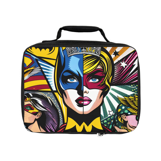 "Heroes of Pop Art: An Intermixing of Icons" - The Alien Lunch Bag Pop Art Style
