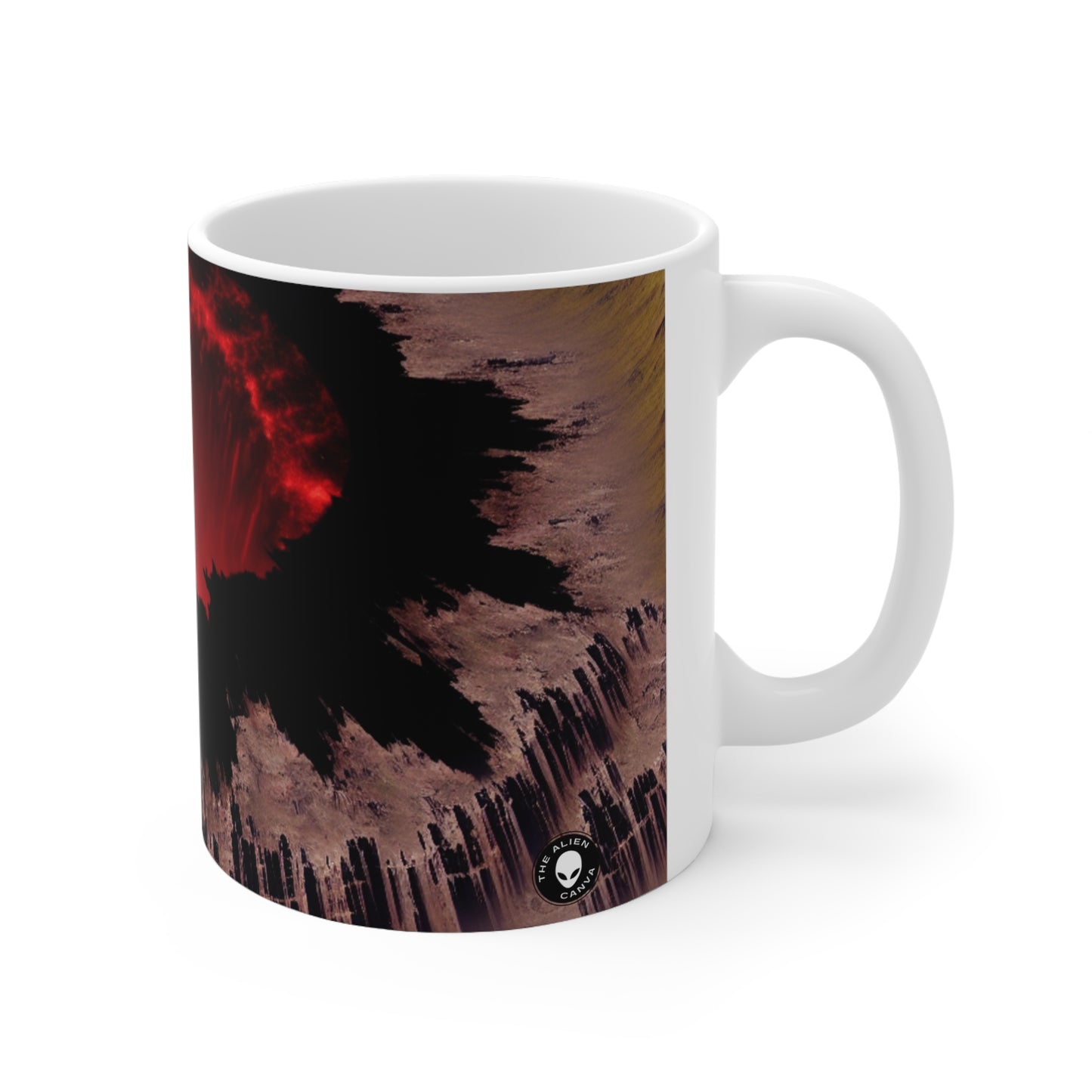 "Fallen Power: The Destruction of the Rings of Power" - The Alien Ceramic Mug 11oz