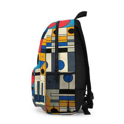 "Harmony in Nature: Geometric Abstraction" - The Alien Backpack Geometric Abstraction