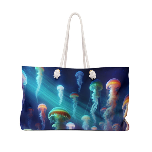 "Jellyfish Serenade: An Underwater Symphony" - The Alien Weekender Bag