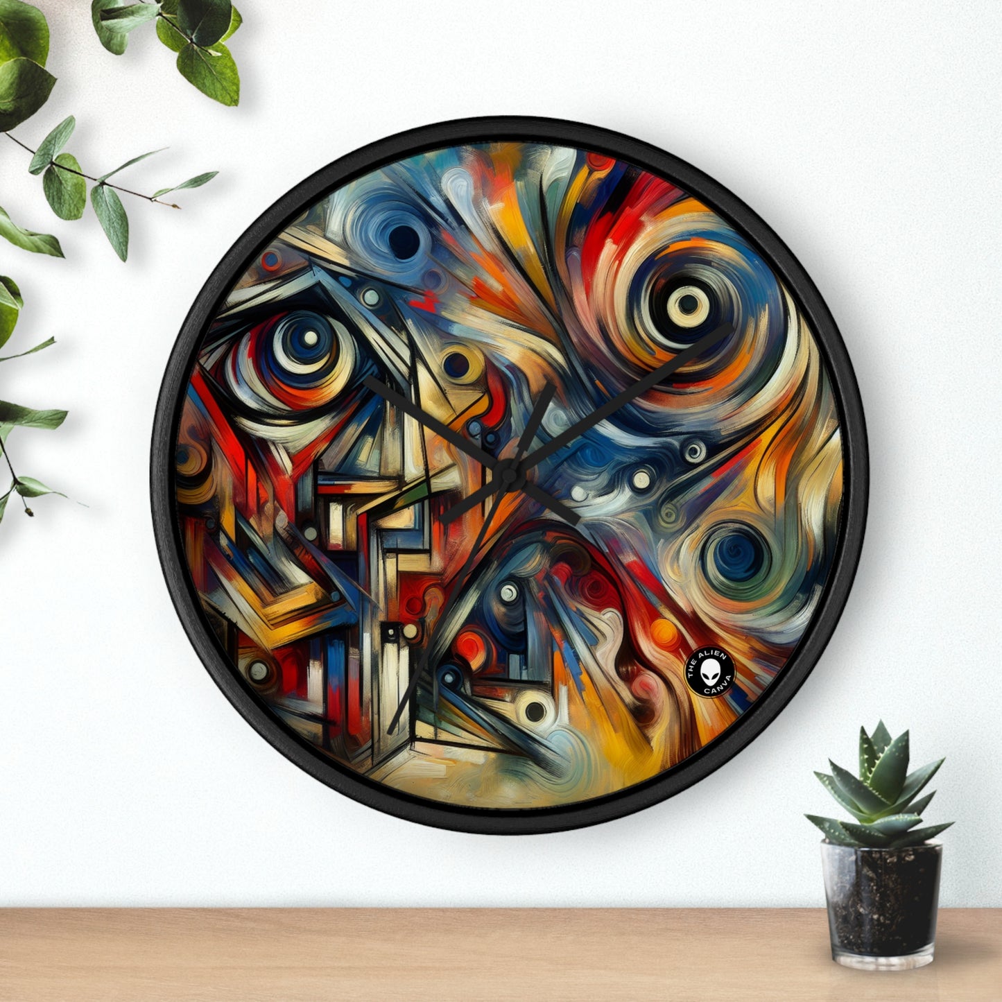 "Tempestuous Majesty" - The Alien Wall Clock Expressionism