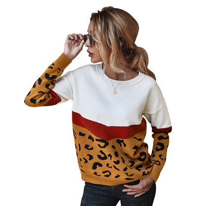 Camiseta con estampado de leopardo de moda