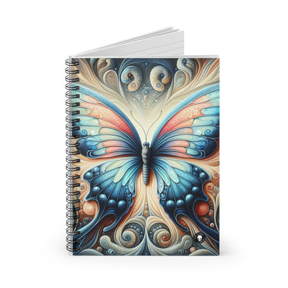 "Transformación de mariposa" - El simbolismo del cuaderno de espiral alienígena (línea reglada)