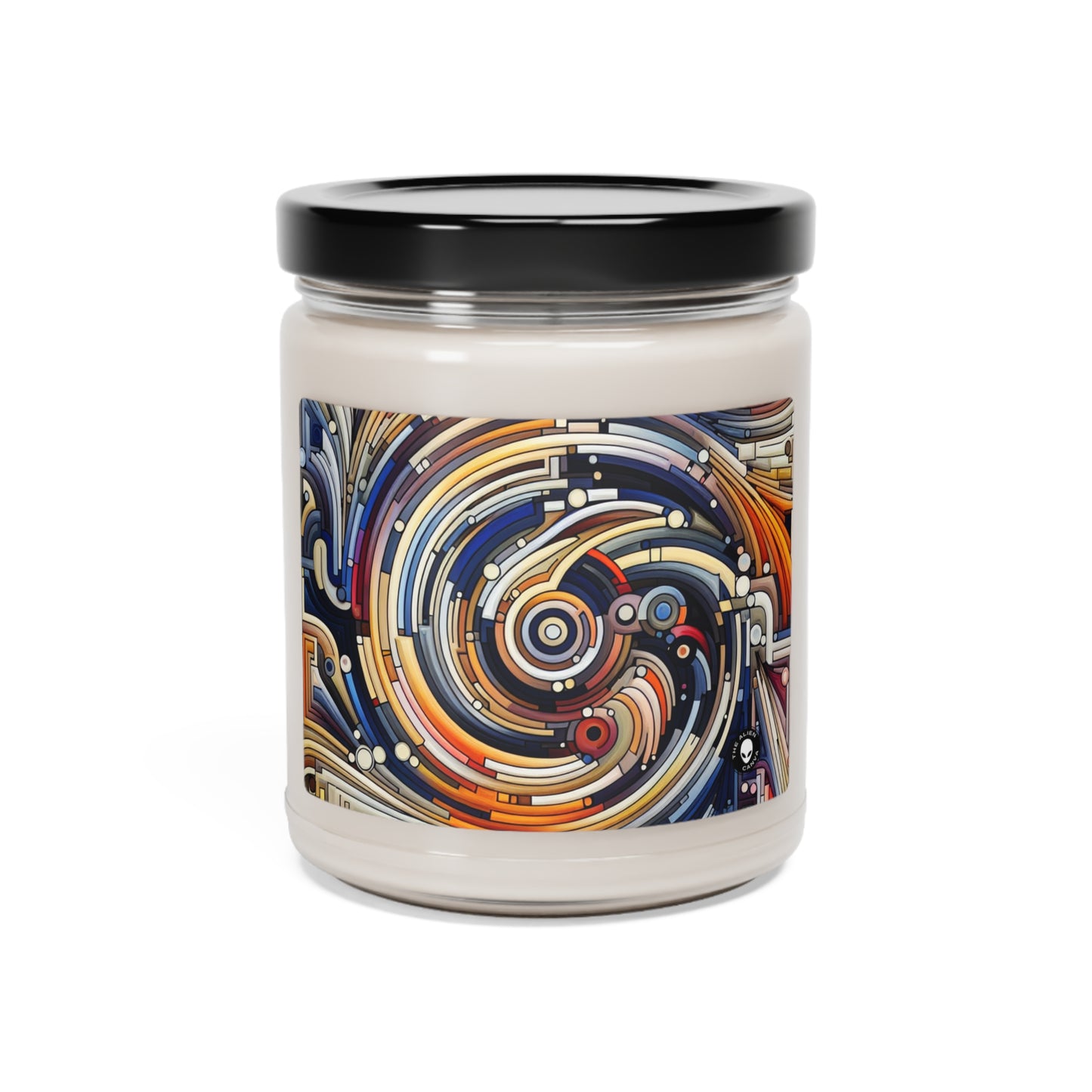 "Fluid Motion: A Kinetic Art Tribute to Oceanic Harmony" - The Alien Scented Soy Candle 9oz Kinetic Art