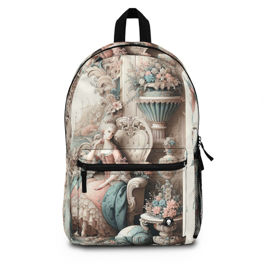 "Enchantement dans les jardins pastel : Rococo Fairy Princess" - Le sac à dos Alien Rococo