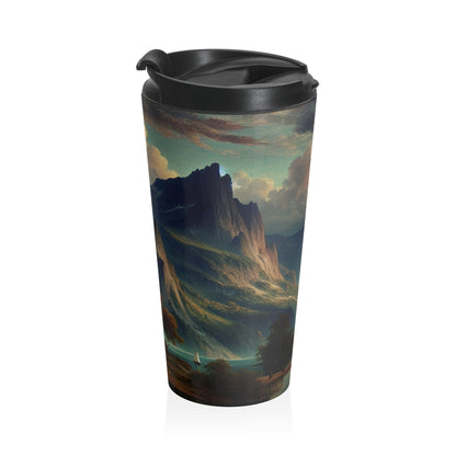 "The Tempestuous Soul: A Romantic Interpretation" - The Alien Stainless Steel Travel Mug Romanticism