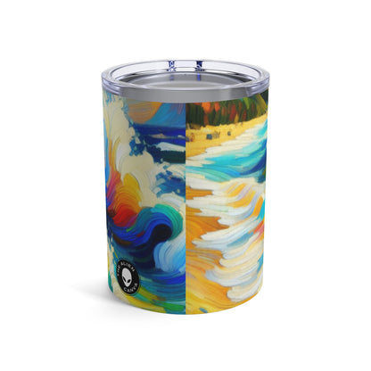 "Le rivage fauviste" - Le Fauvisme Alien Tumbler 10oz