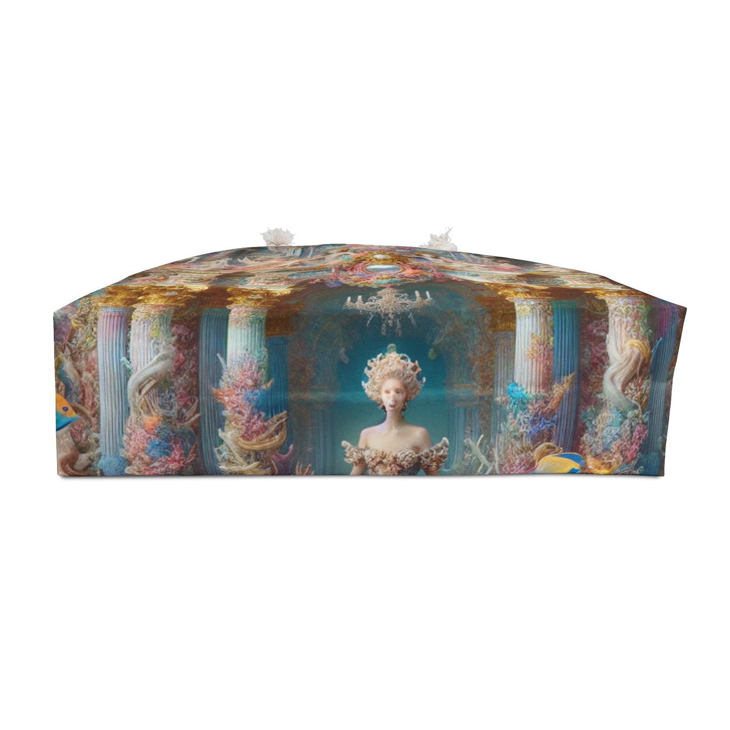 "Underwater Splendor: A Rococo Mermaid Palace" - The Alien Weekender Bag Rococo Style