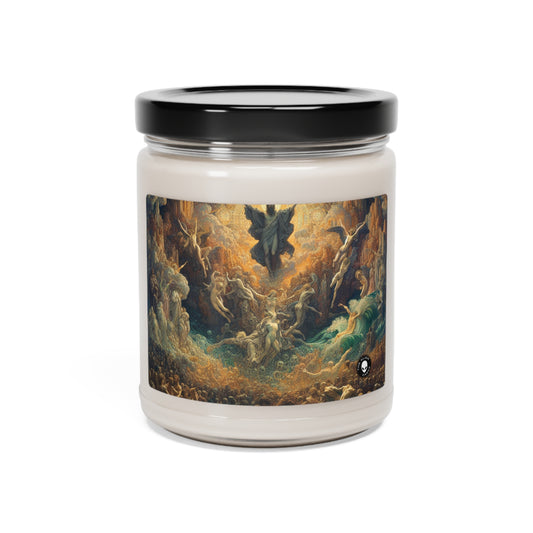 "Mystical Reflections: A Symbolic Journey Through the Looking Glass" - The Alien Scented Soy Candle 9oz Symbolism