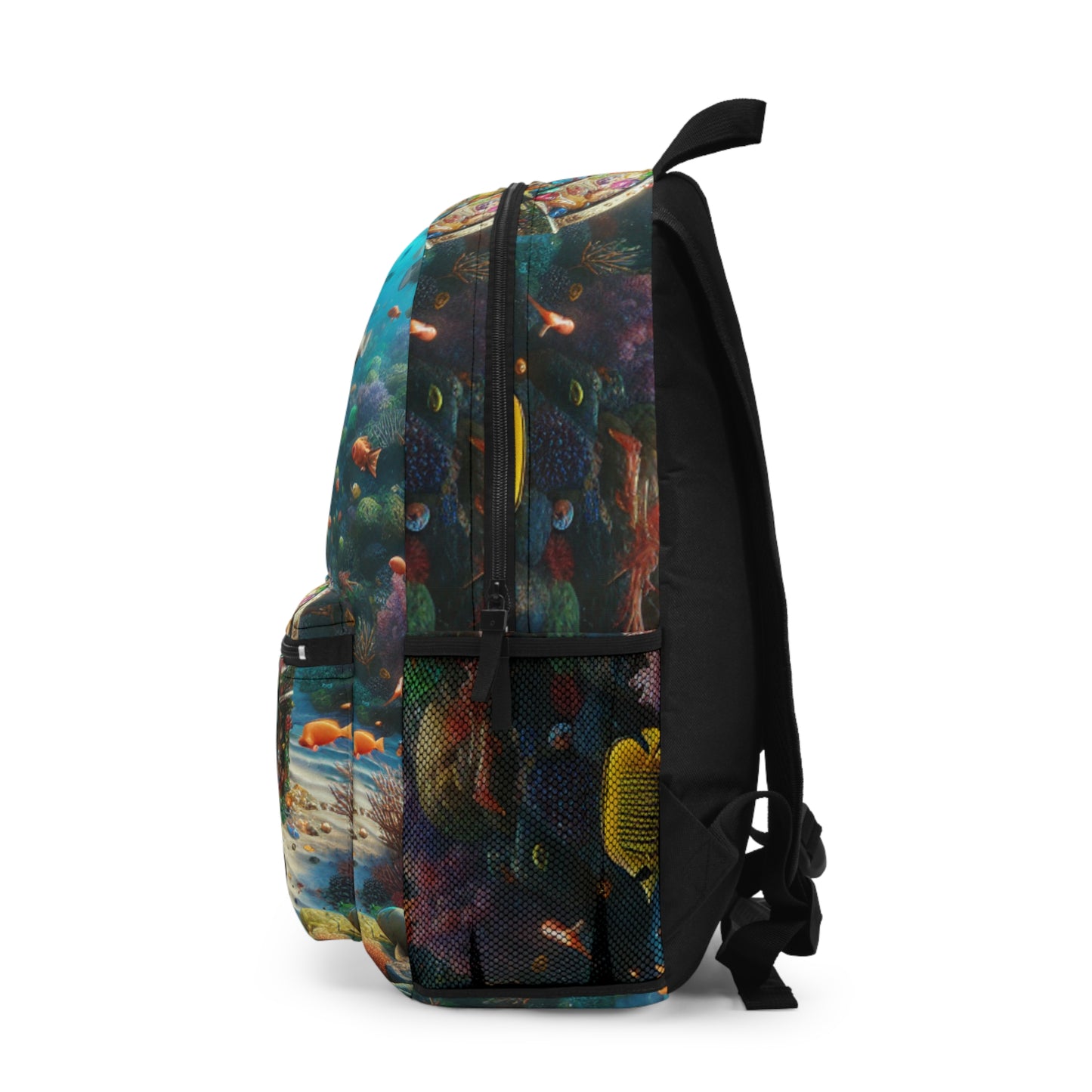 "Jeweled Depths: Discover the Hidden Treasure" - The Alien Backpack