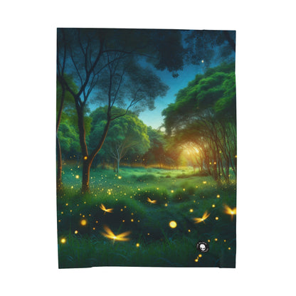 "Firefly Dusk" - The Alien Velveteen Plush Blanket