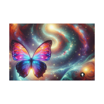 "Galactic Butterfly: A Cosmic Spectacle" - The Alien Canva