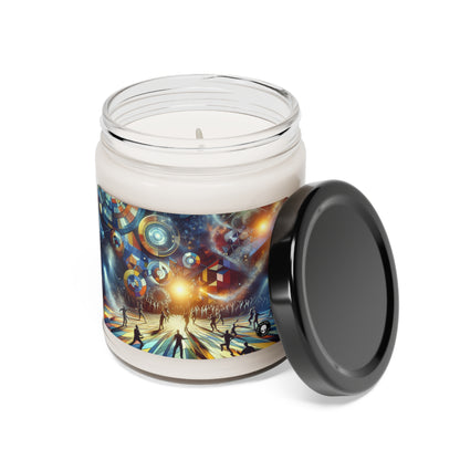 "Flight of the Artist: A Synchronized Dance with Nature" - The Alien Scented Soy Candle 9oz Performance Art