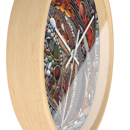 "Nature's Urban Canvas" - The Alien Wall Clock Land Art