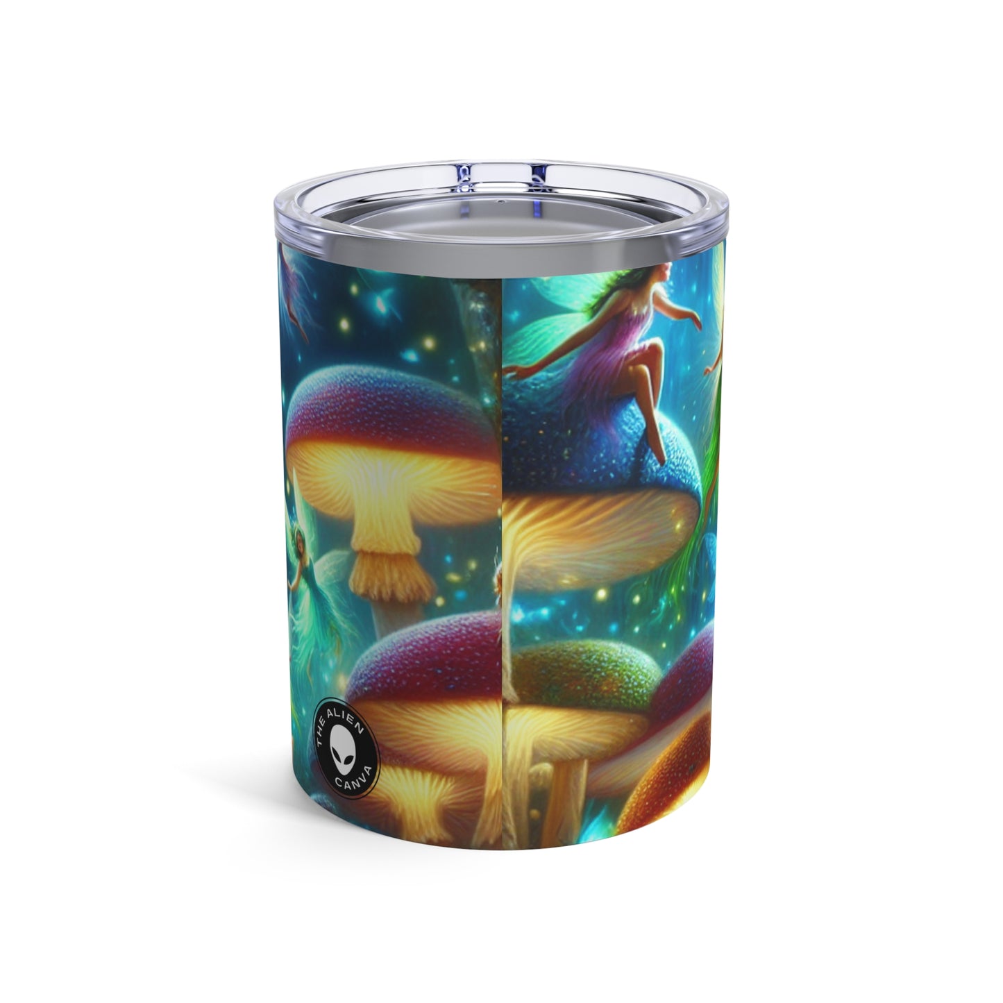 "Danza de hadas en el bosque resplandeciente" - Vaso extraterrestre de 10 oz