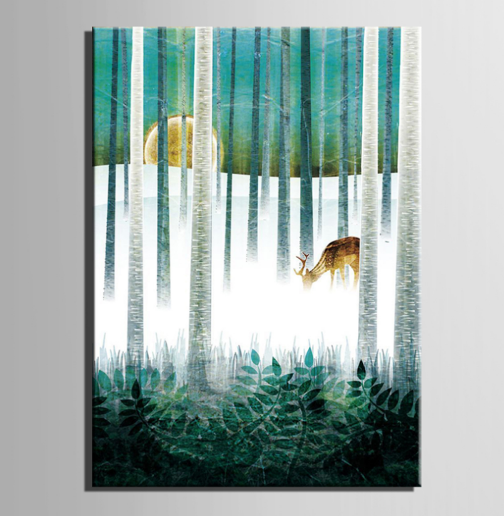 HD canvas inkjet canvas mural