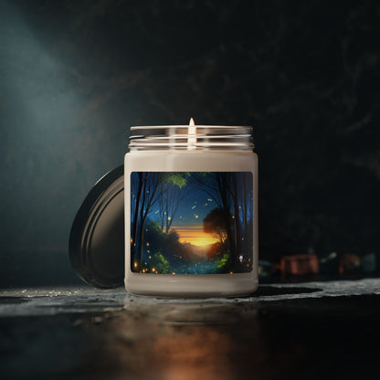 "Enchanted Dusk: Fireflies in the Forest" - The Alien Scented Soy Candle 9oz