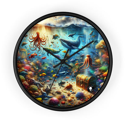 "Underwater Wonderland" - The Alien Wall Clock