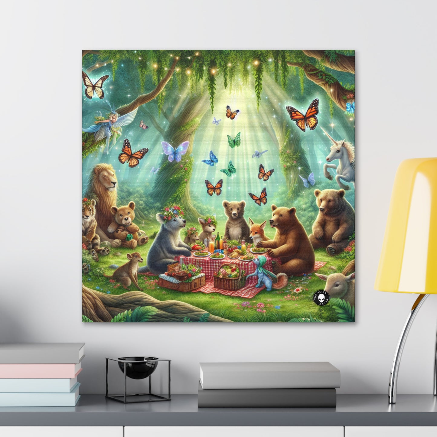 "Enchanted Forest Picnic" - The Alien Canva