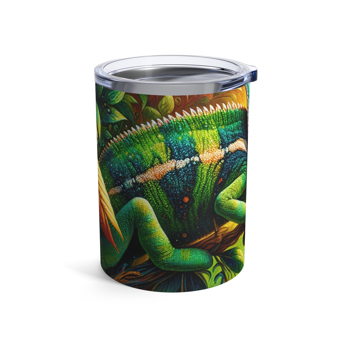 "Vibrant Woods and the Chameleon Camouflage" - The Alien Tumbler 10oz