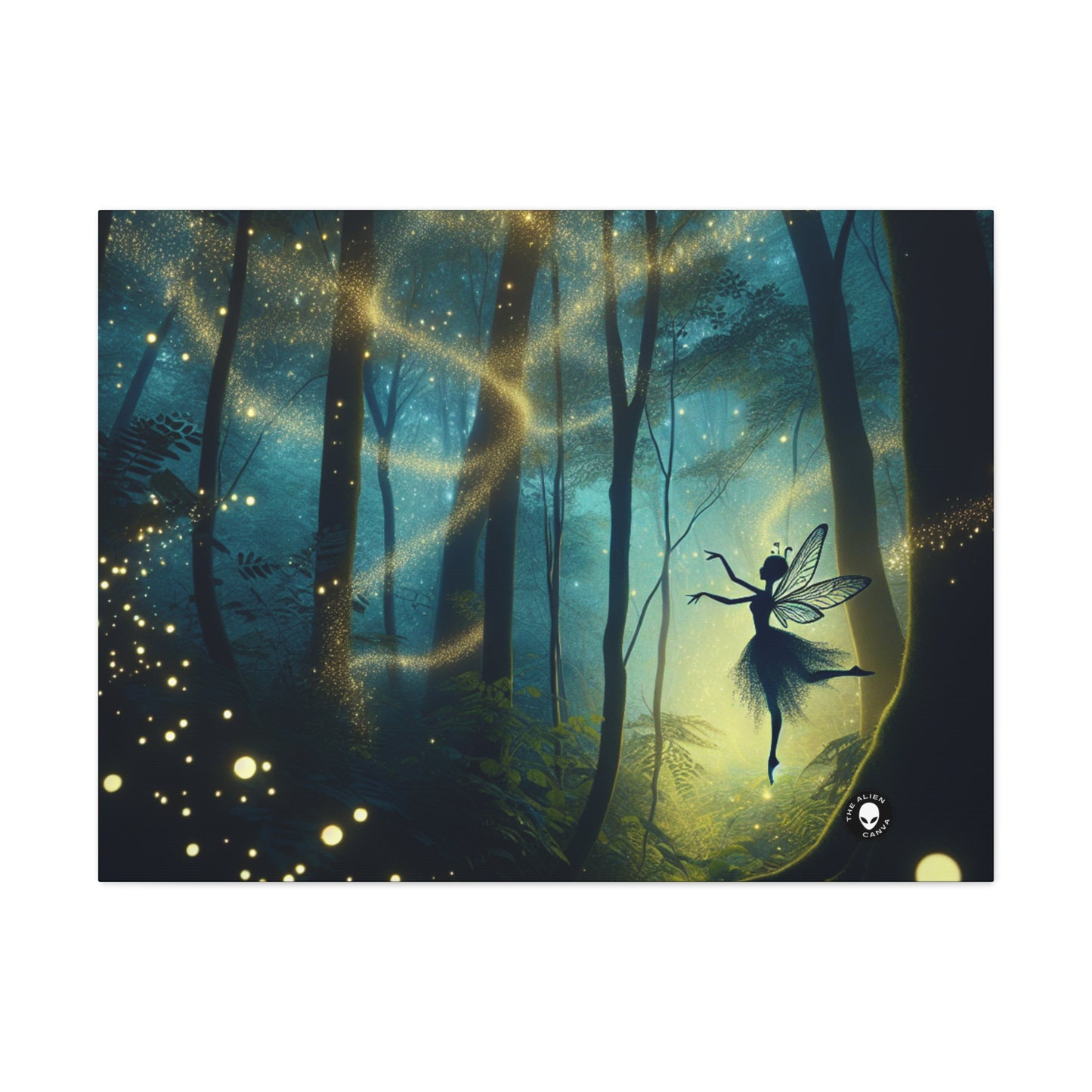 "Enchanted Forest: Firefly Dance" - The Alien Canva