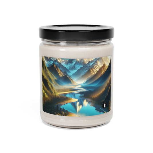 "Serenity's Palette: A Sunset Symphony" - The Alien Scented Soy Candle 9oz Photorealism