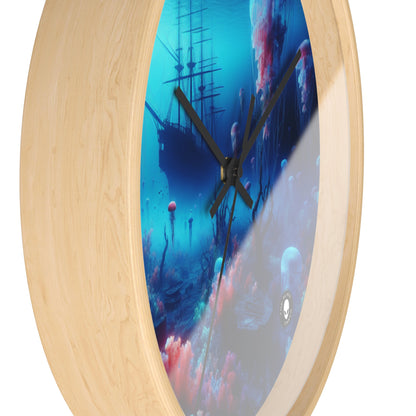 "Jellyfish Haven: A Surreal Underwater World" - The Alien Wall Clock