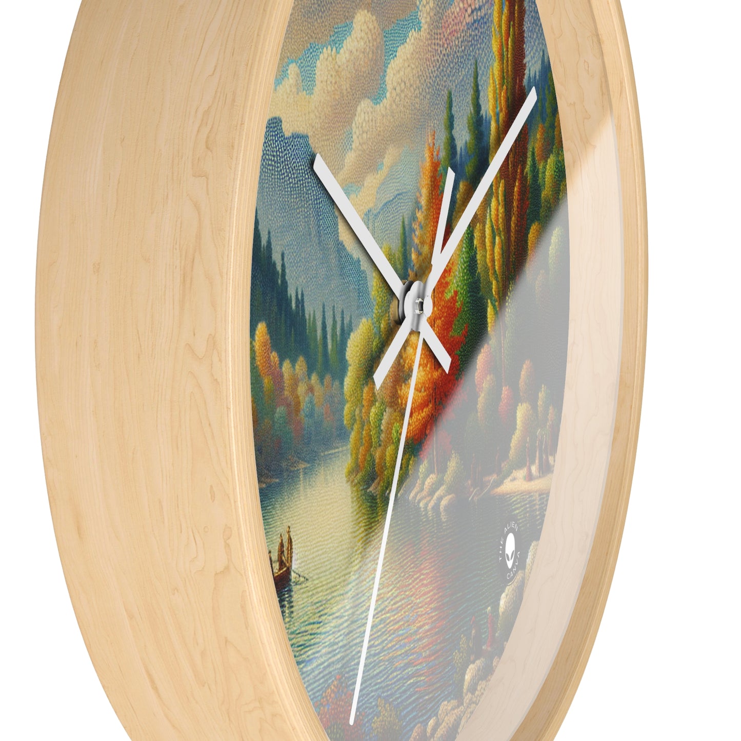 "Serenidad en puntos: un puntillismo en la playa" - The Alien Wall Clock Puntillismo