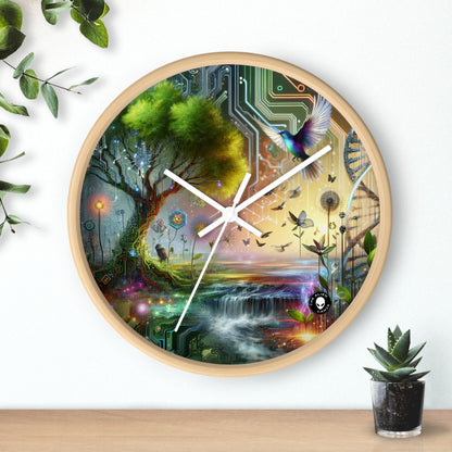 "Fusión tecno-natural: el futuro del bioarte" - The Alien Wall Clock Bio Art