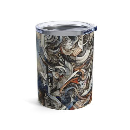 Título: "Tabúes desafiantes: más allá de los límites en el arte transgresivo" - The Alien Tumbler 10oz Transgressive Art