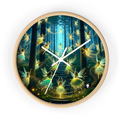 Enchanted Night: Firefly Dance - The Alien Wall Clock