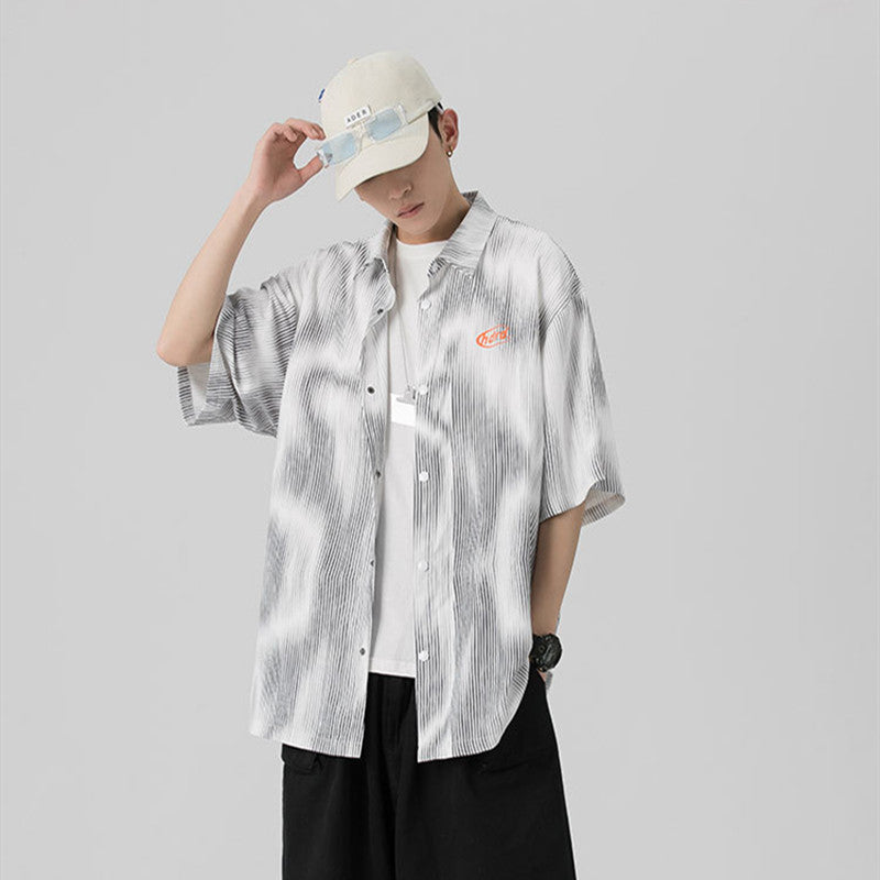 HC2037-P45 Printed Short Sleeve Shirt