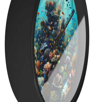 "Underwater Paradise: The Jewel of the Sea" - The Alien Wall Clock