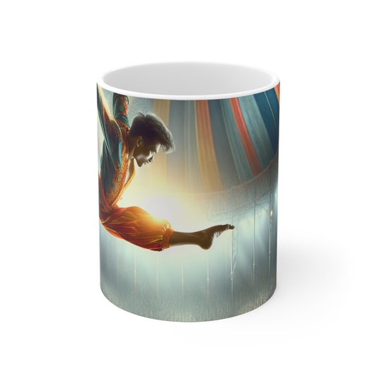 "L'acrobate aérien" - La tasse en céramique Alien 11oz Photoréalisme