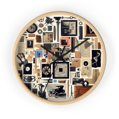 "Chaos in Modernity: A Journey to Meaning" - The Alien Wall Clock Dadaism